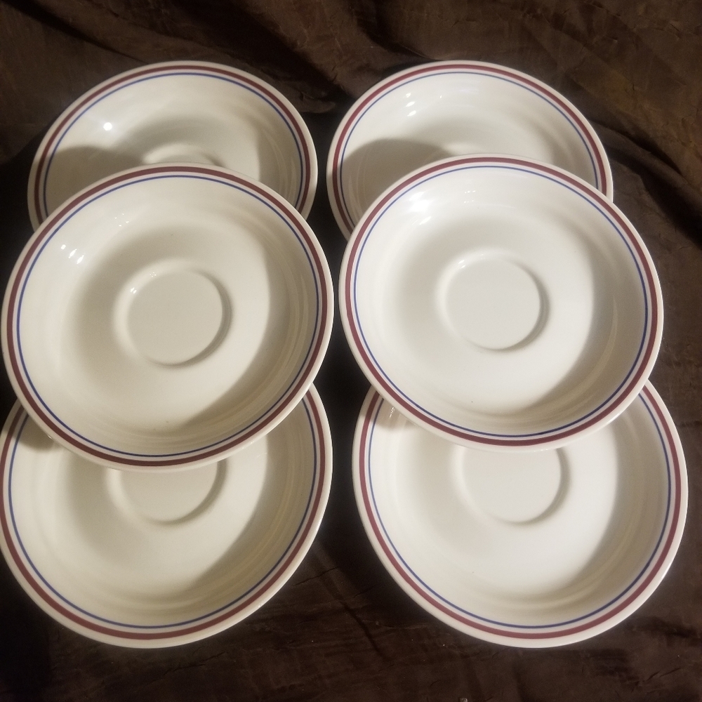6 Corelle Abundance Saucers